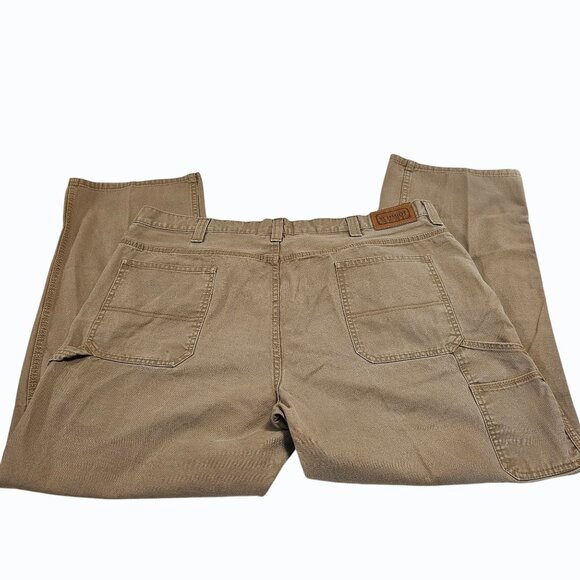 CE Schmidt Workwear Canvas Carpenter Pants Utility Tough 44" W x 31" L  Tan - Picture 3 of 16